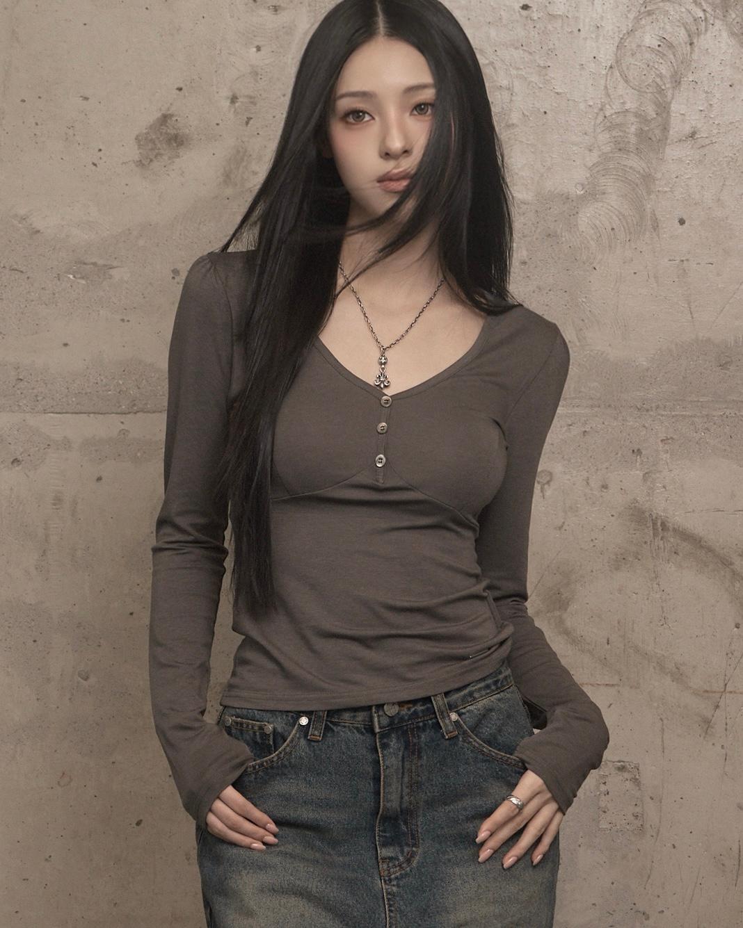 Puff Long Sleeve (charcoal)
