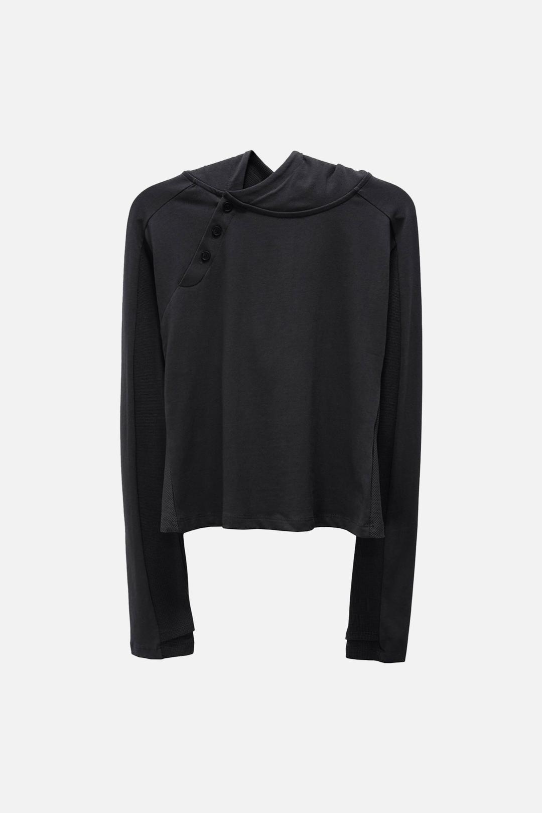 IGNOTA Core:13 Button Hoodie(W) "Black\" 이그노타 코어:13 버튼 후디 (우먼) \"블랙\"