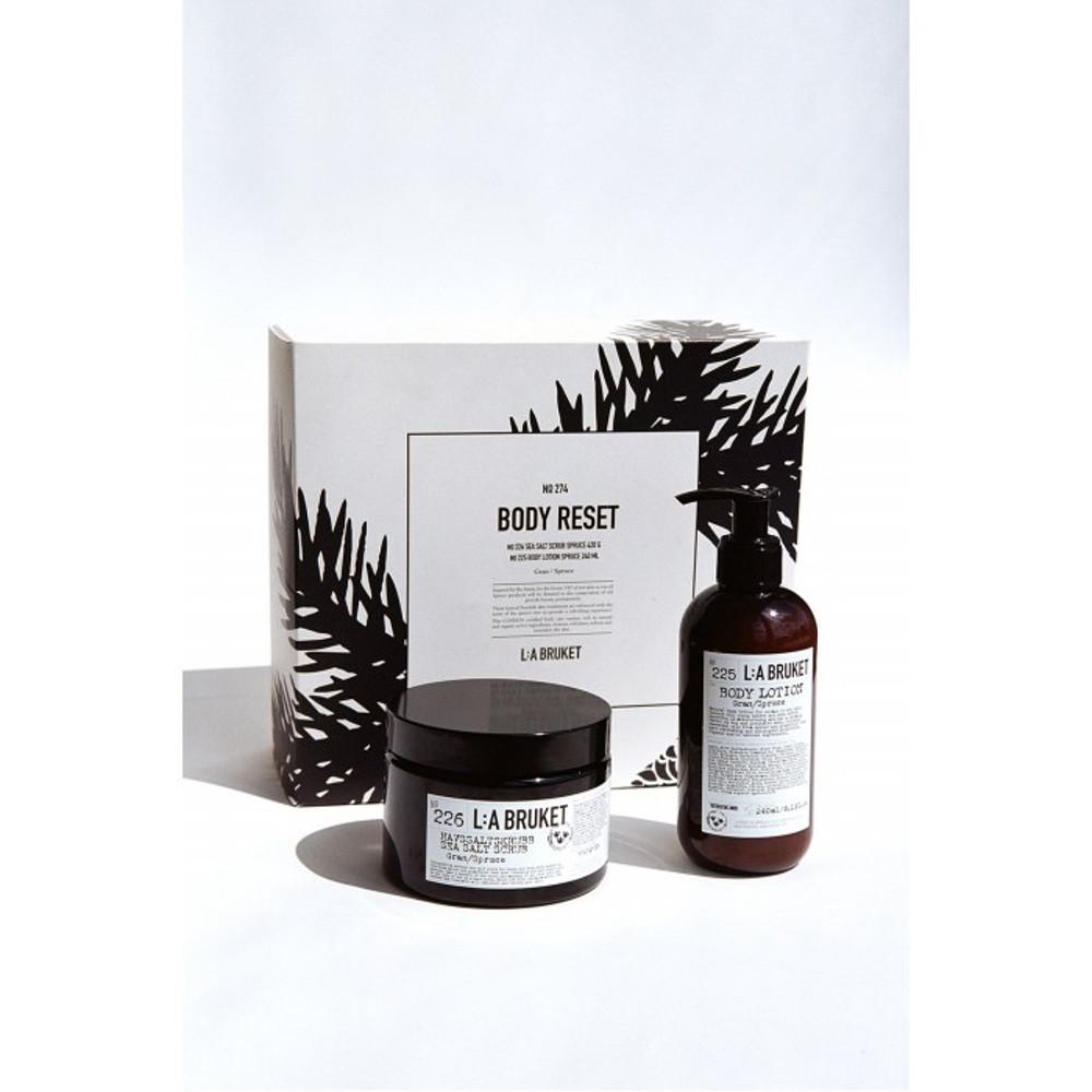 [라부르켓] 바디 리셋 스프루스 (바디스크럽 420g +바디로션 240ml)