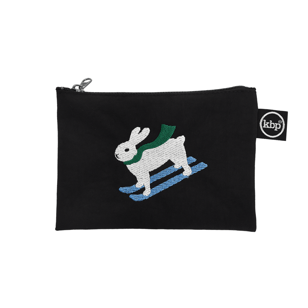 Skiing Bunny Pouch