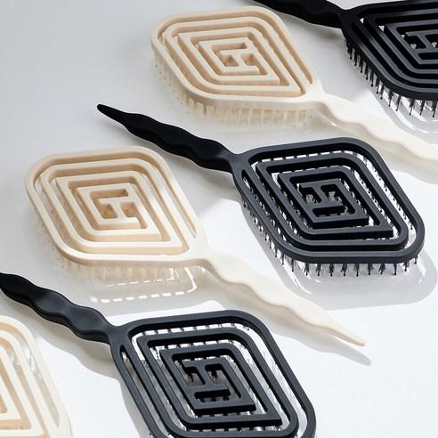 하움 쿠션브러쉬 드라이 볼륨 엉킴방지 빗, 아이보리, 1개 - 헤어소품 | 쿠팡