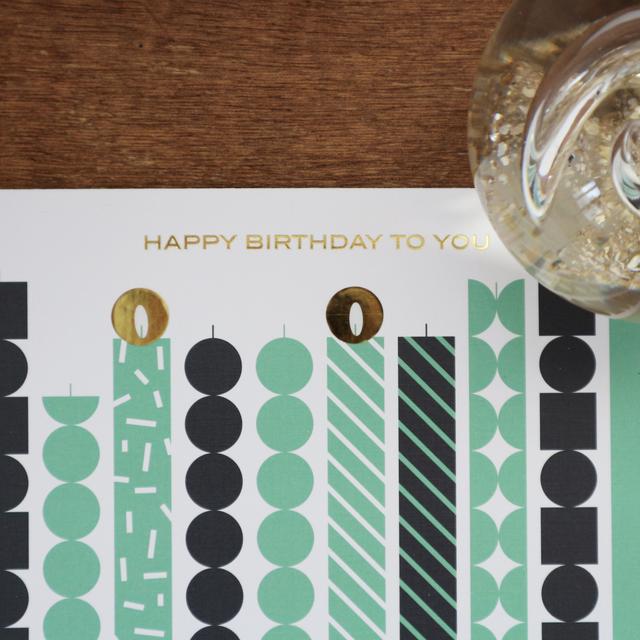 Birthday Card with Candle light sticker - ver.3 (생일카드)