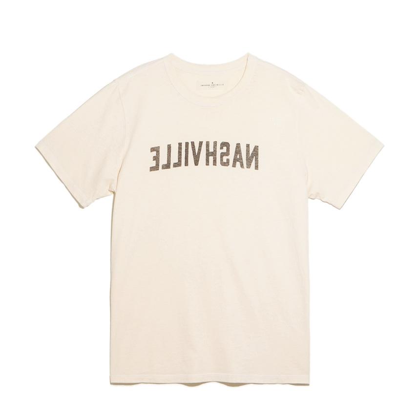 Graphic Midweight Crew - Classic White /  'Nashville\'