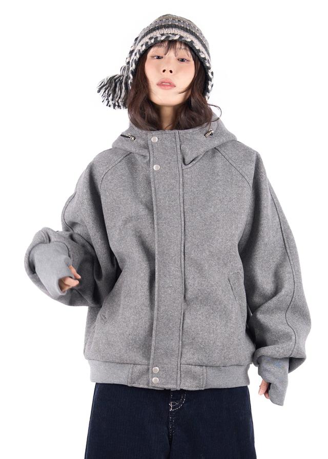 릿킴 WOOL HOOD WARMER BLOUSON