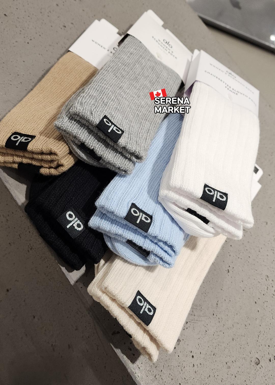 알로 여성 스크런치 레그 삭스 양말 SCRUNCH SOCK