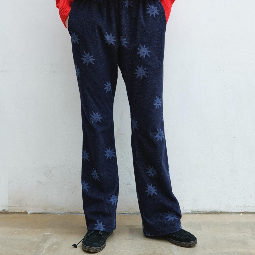 테리 밴딩 부츠컷 팬츠 (Navy)