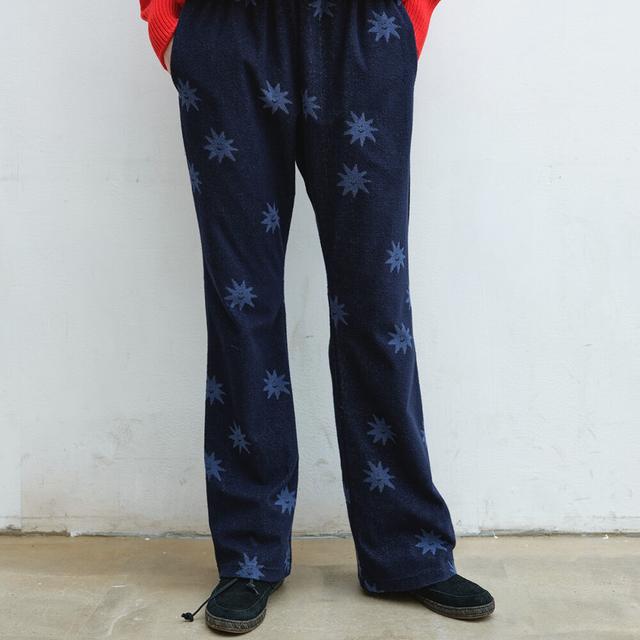 테리 밴딩 부츠컷 팬츠 (Navy)