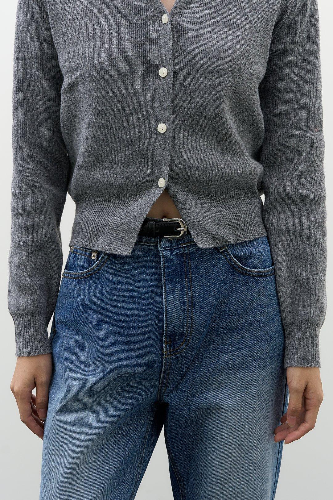 딘스 (파우치세트)(당일발송)(선물용)베이직 라운드 슬림 벨트(4color)