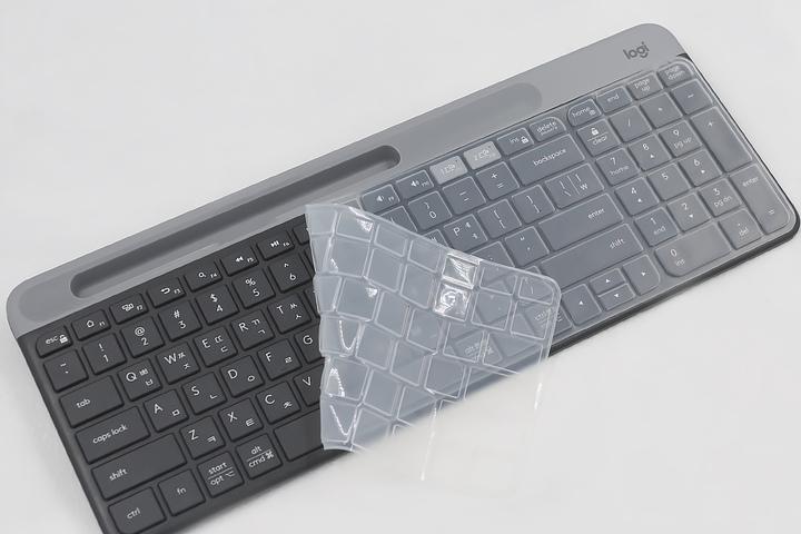 로지텍 키보드 키스킨 덮개 K580 투명/컬러