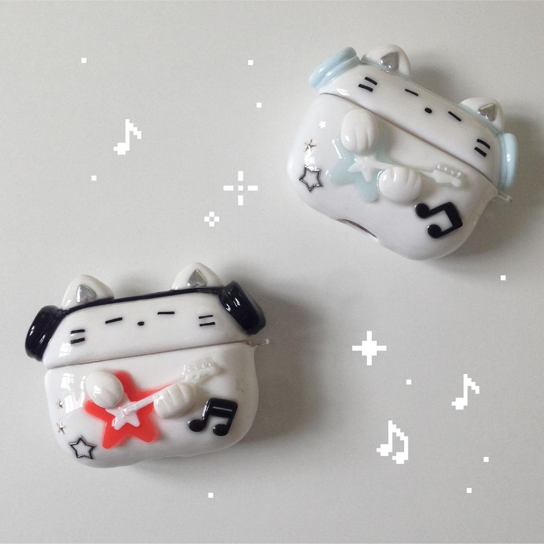 Rockstar cat AirPod case