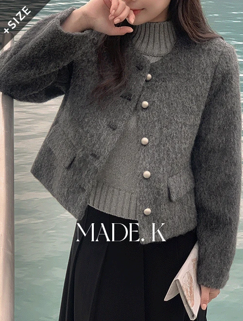 [자체제작/2천장돌파!/S-XL]#봄🌷 레븐스 누빔 울 자켓 (하객룩/봄자켓/재킷/출근룩/봄아우터/울자켓/크롭자켓)