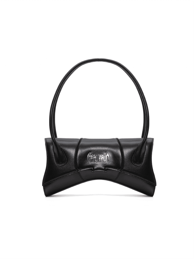 [TAROTAROT] Metal Logo High-End Sharp Shoulder Bag
