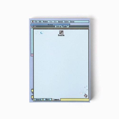 read me blue memo pad_ L