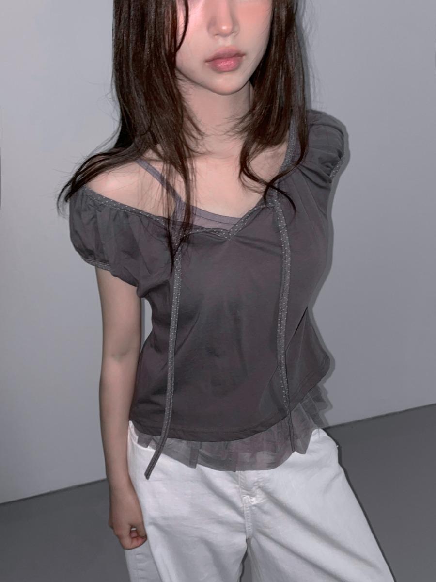 디에어타운 flabby dot top(3color)