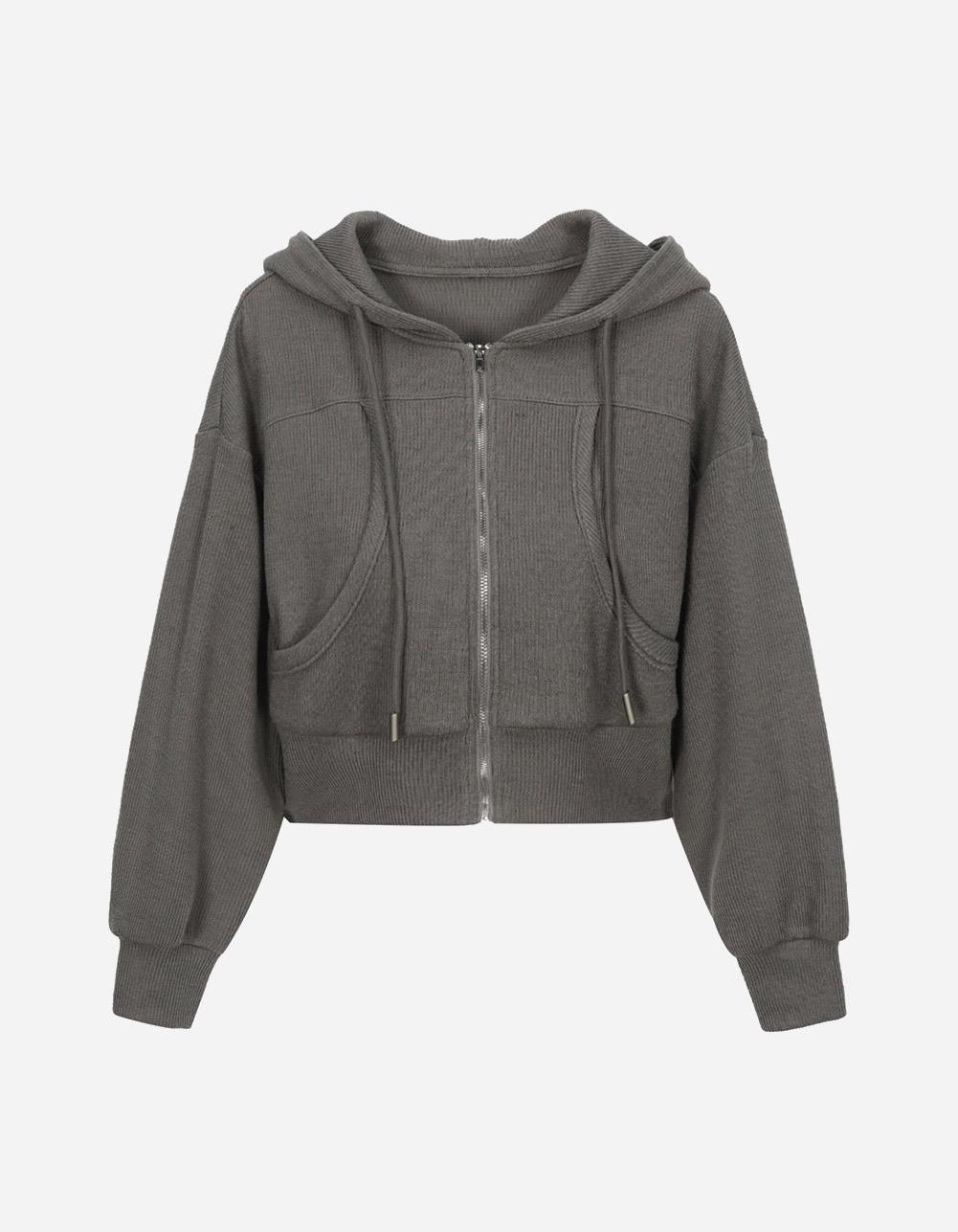 [Thursday Island]_T239MST904W_투웨이지퍼 후드 스웻셔츠