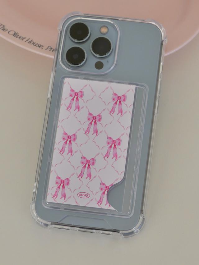 ribbon drawing card case