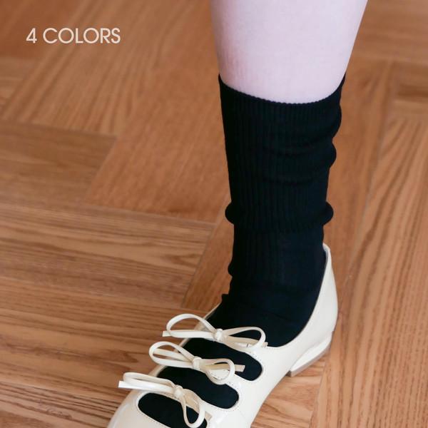 light rib socks (4colors)
