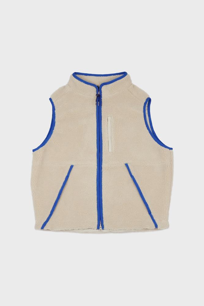Fleece Vest Ivory