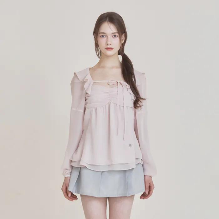 Fairy chiffon bolero (Pink)