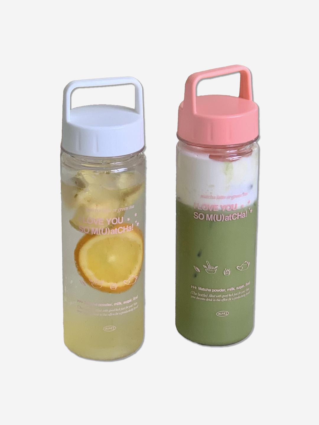 I love you so m(u)a cha! bottle (2 colors)
