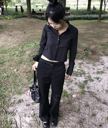 제니 로우라이즈 코튼 팬츠 (3color)