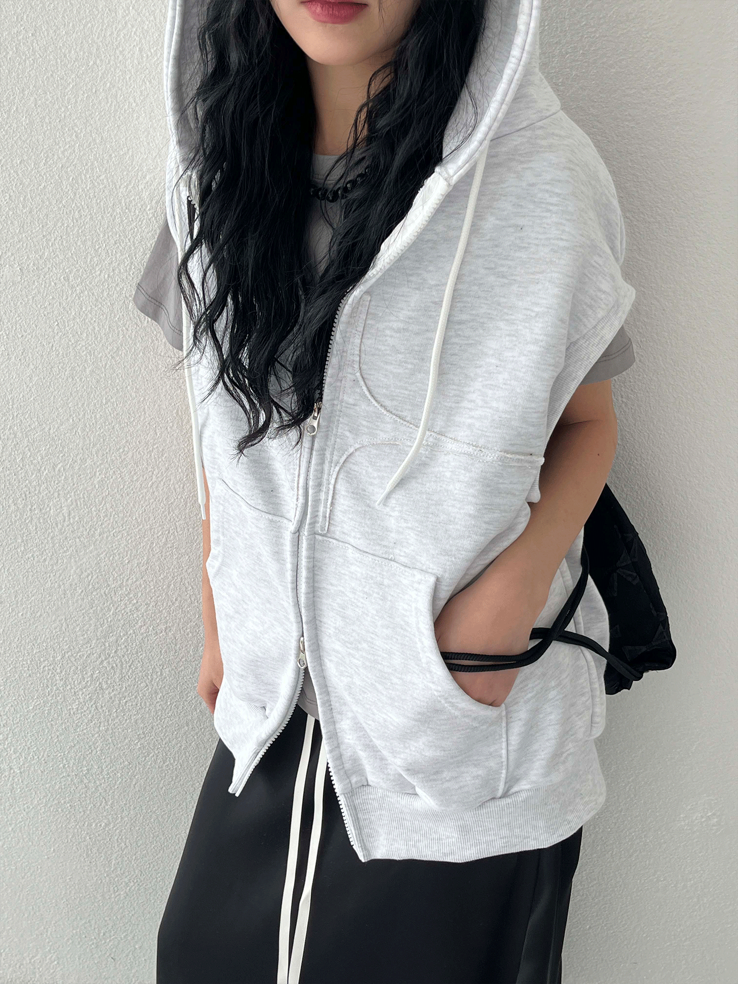 90 데끼 후드 집업