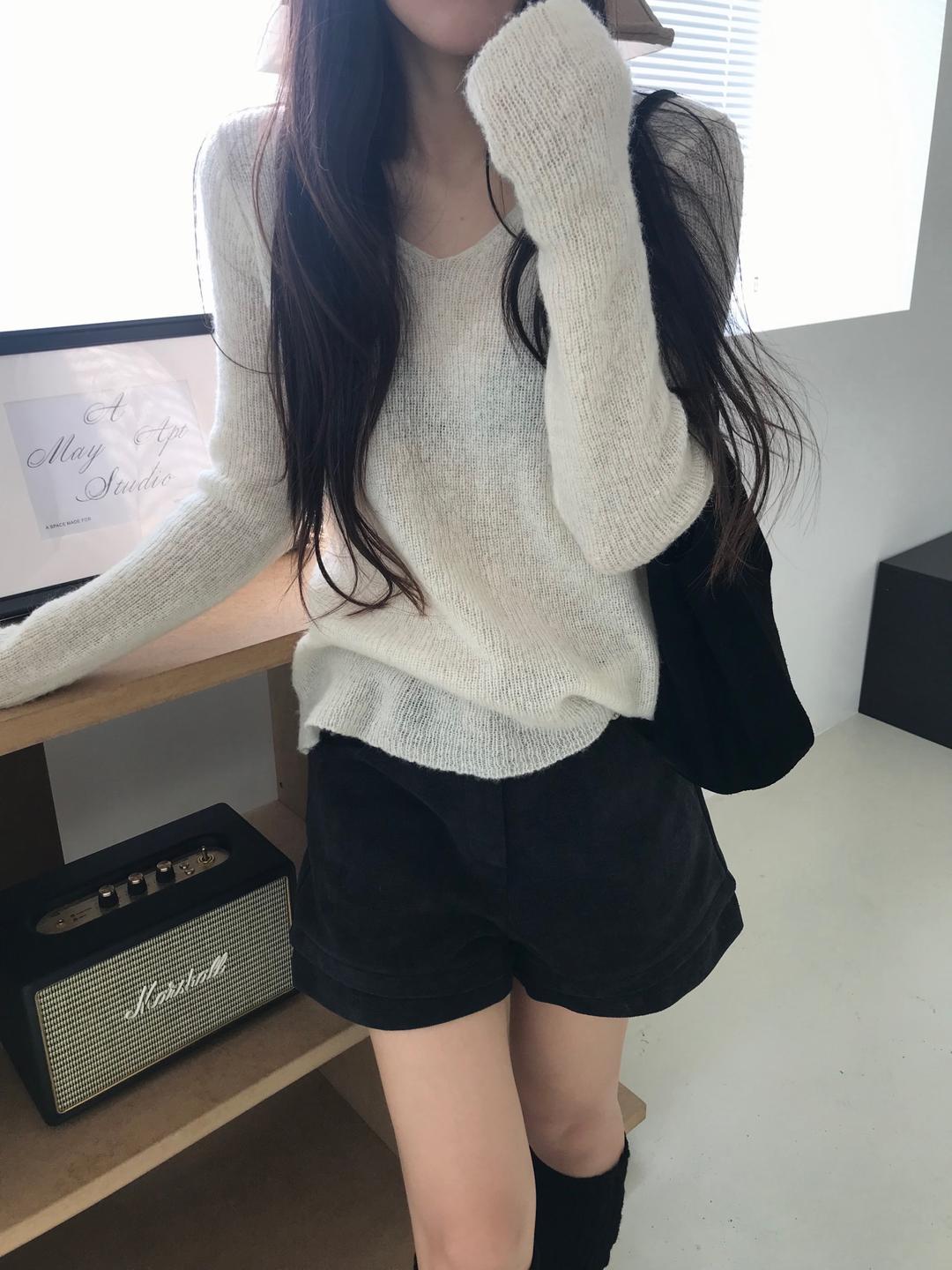 mohair v knit (2colors)