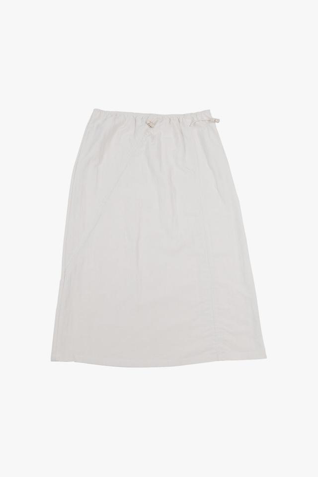 DRAWSTRING SKIRT / ECRU