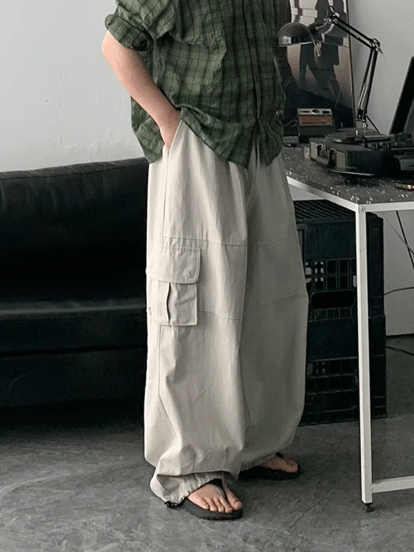 [DM 대폭주] 연그레이 벌룬핏 카고 팬츠