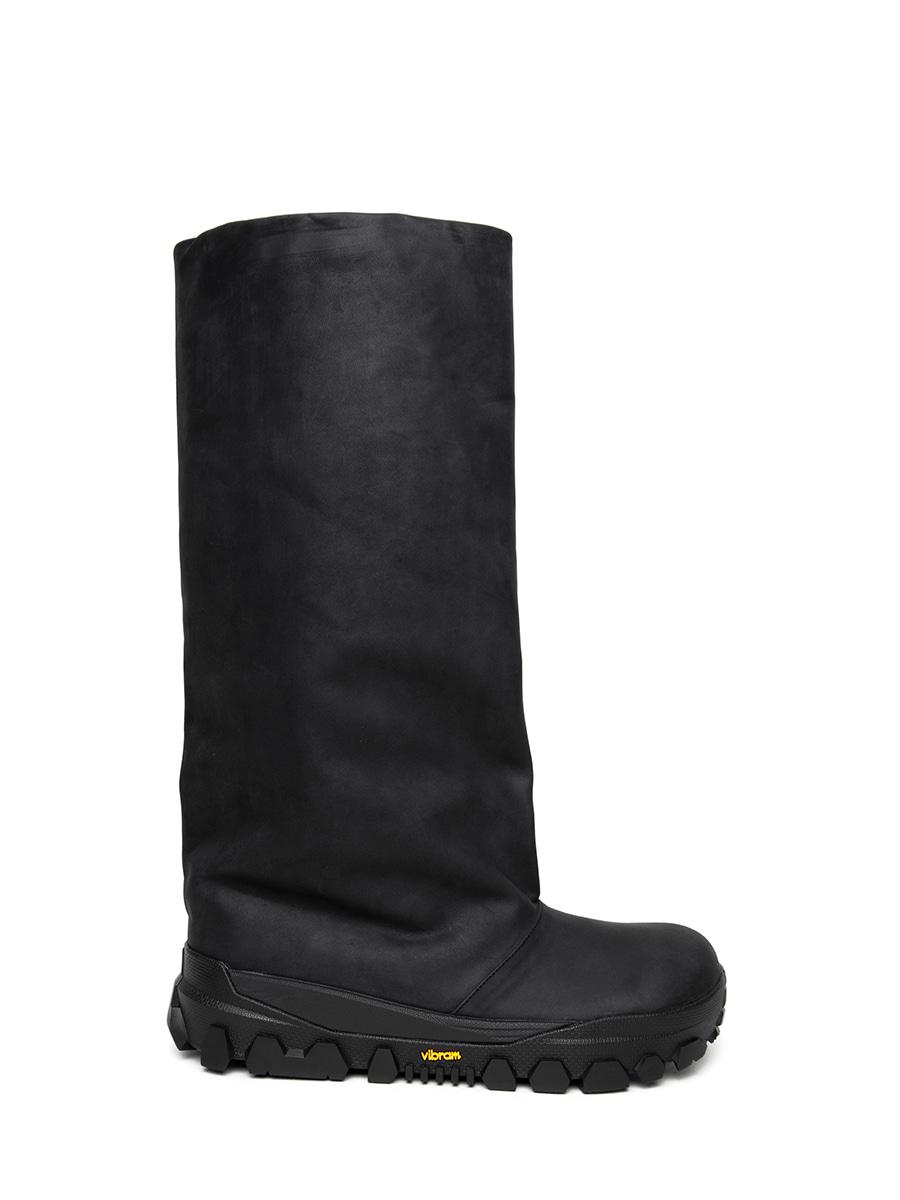 [9월 15일 순차 배송] VIBRAM GRUNGE LEATHER BOOTS BLACK
