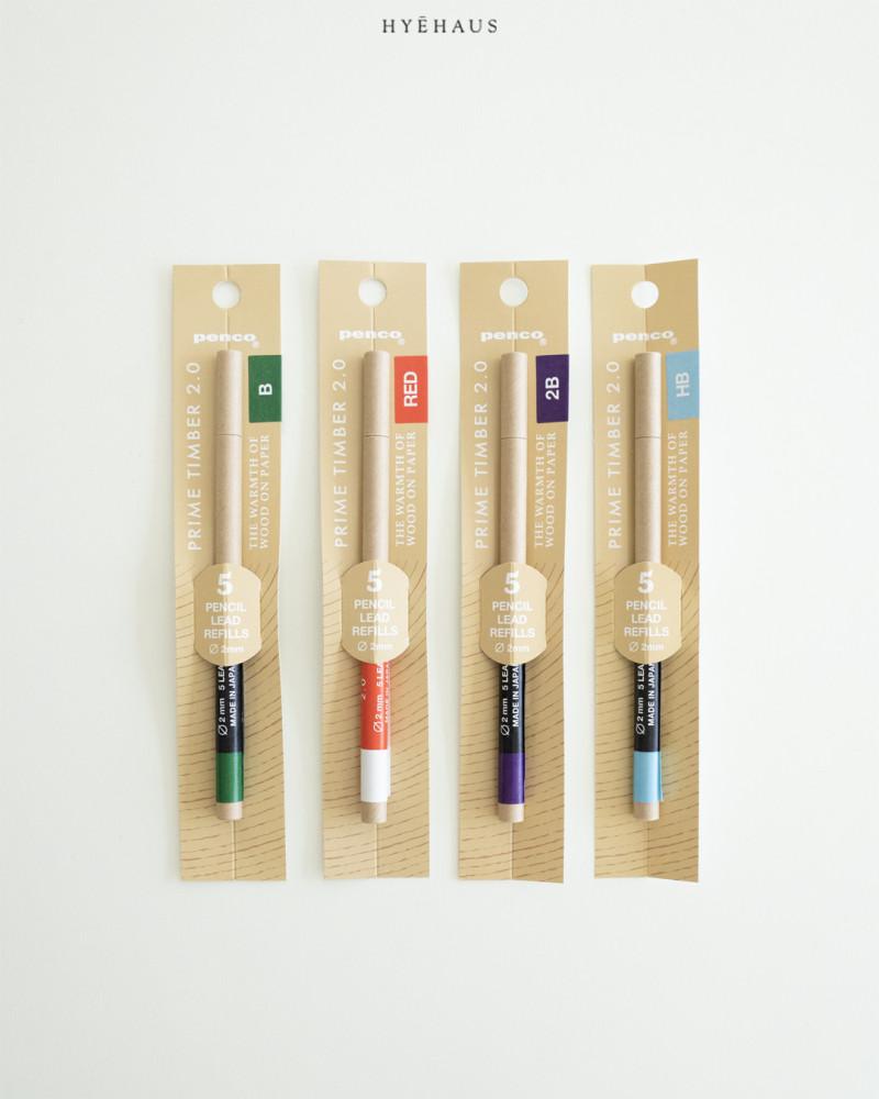 2.0m 샤프심 펜코 프라임 팀버 펜슬 리필 Penco Prime Timber Pencil Refill