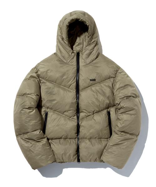 HOODED PUFFER JACKET [KHAKI]