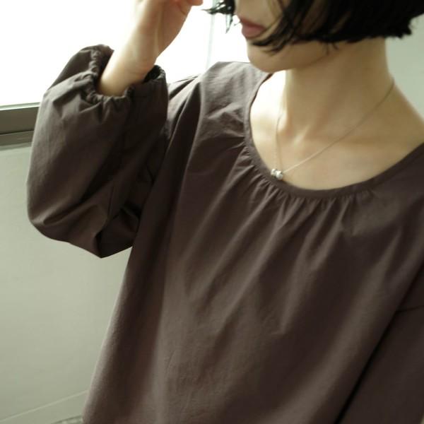 Cotton Bloom Blouse / Dusty Brown  [10.13 예약출고]