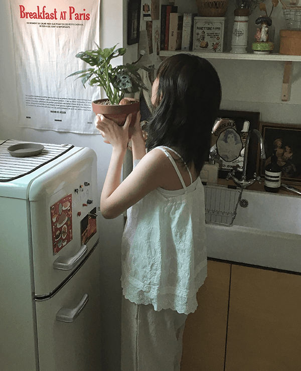 솔잎 sleeveless (2color)