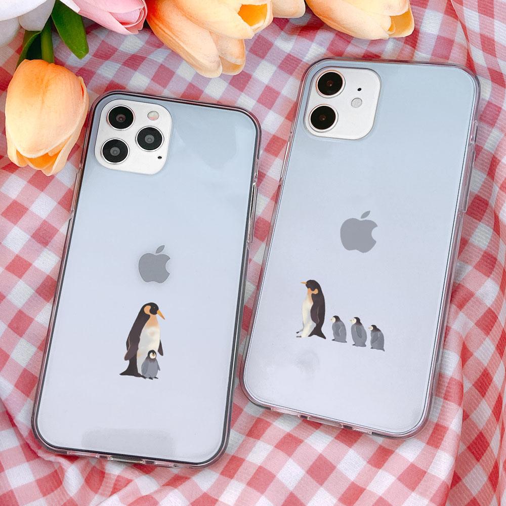 세상에서 펭귄가족 소프트젤리케이스 갤럭시S23 시리즈 S23 플러스 울트라