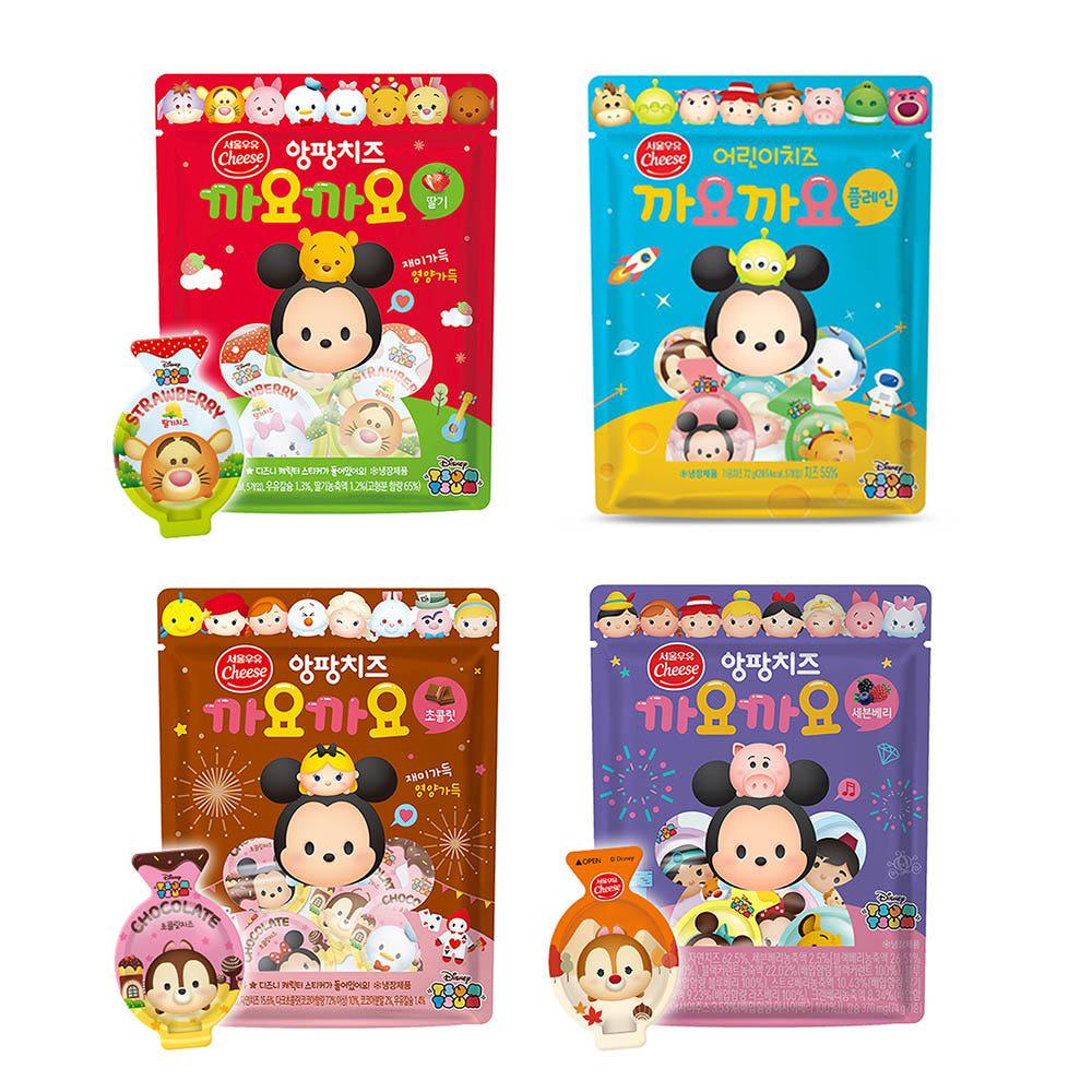 서울우유 까요까요 4종  딸기  플레인 초코 세븐베리