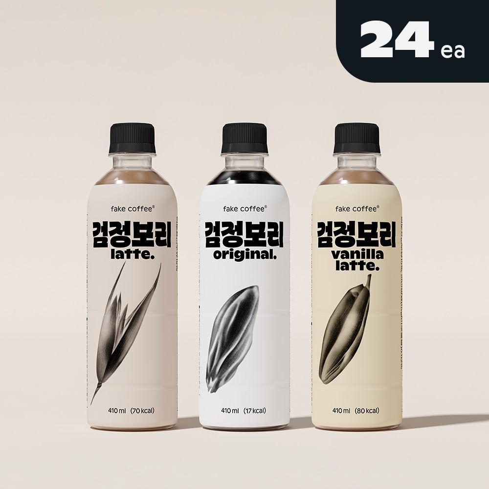 [재입고] 달차 검정보리 라떼/바닐라라떼/오리지널 410ml 24개입 - 카페인없는 저칼로리 커피대용음료, 페이크커피