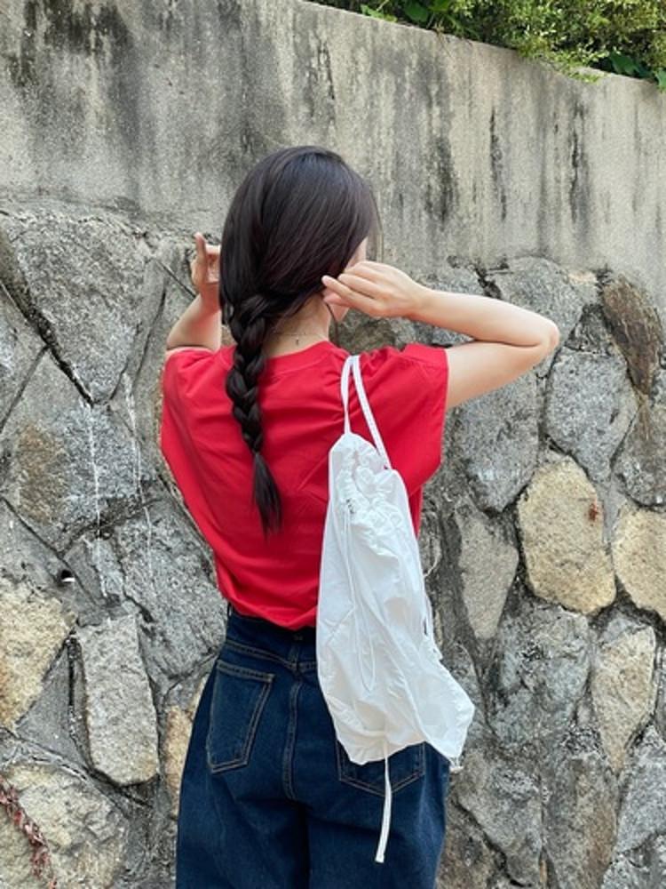 Firm string backpack 스트링 숄더 백팩