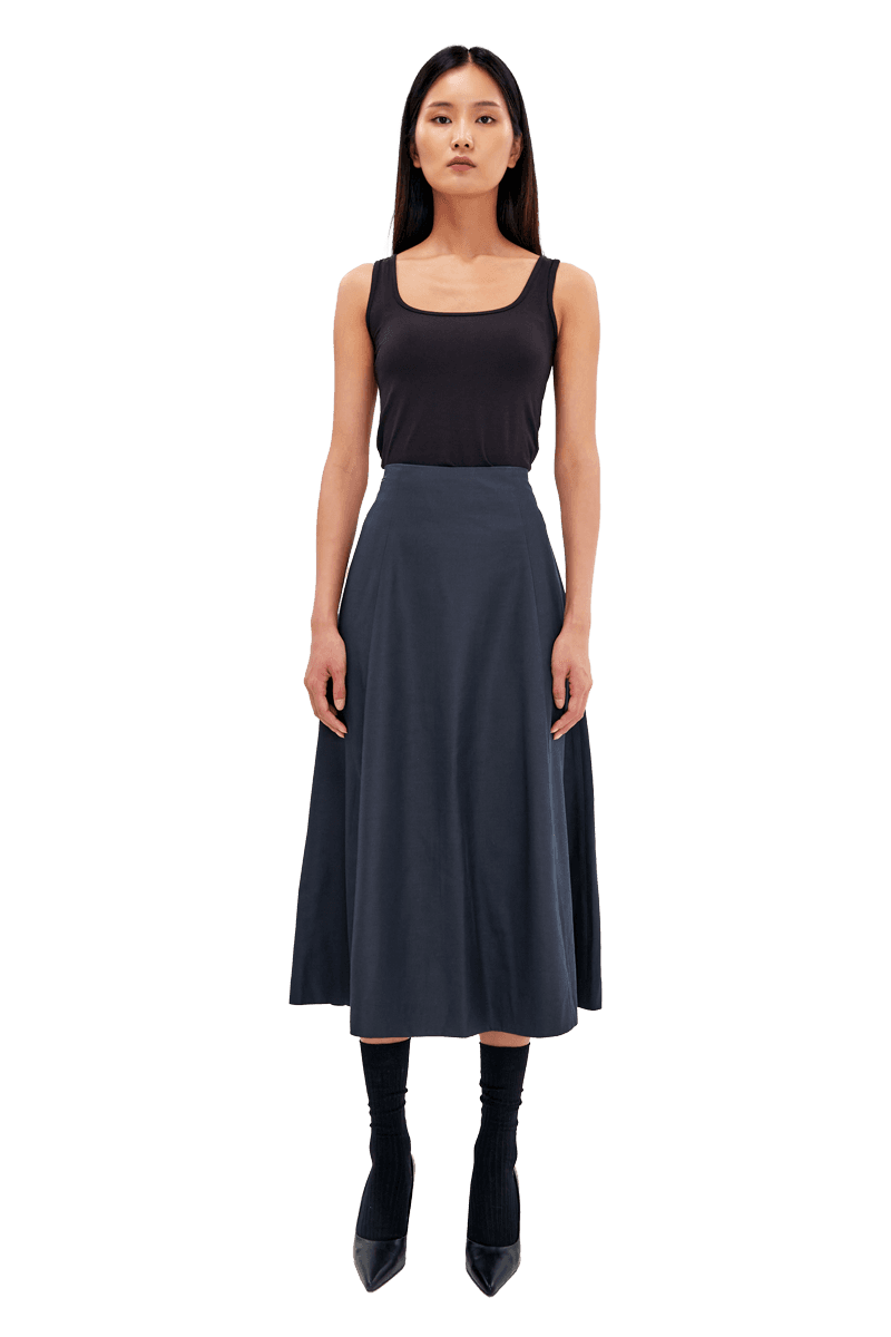 Maxi Flare Skirt  [Recycled polyester, Sorona]