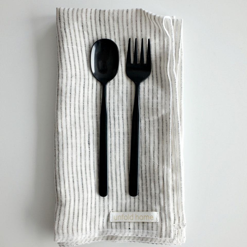 [언폴드] "집들이선물/키친크로스" Linen kitchen cloth (6Colors)