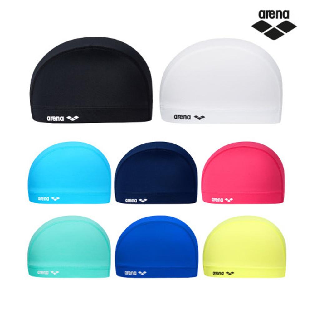 아레나 스판 천 수모 수영모자 성인 롱헤어 아쿠아로빅 수영모 여자 남자수모