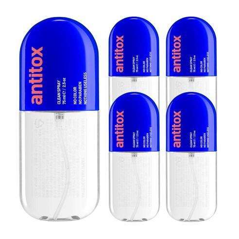 안티톡스 클린 소독 스프레이, 75ml, 5개 - 살균소독제 | 쿠팡