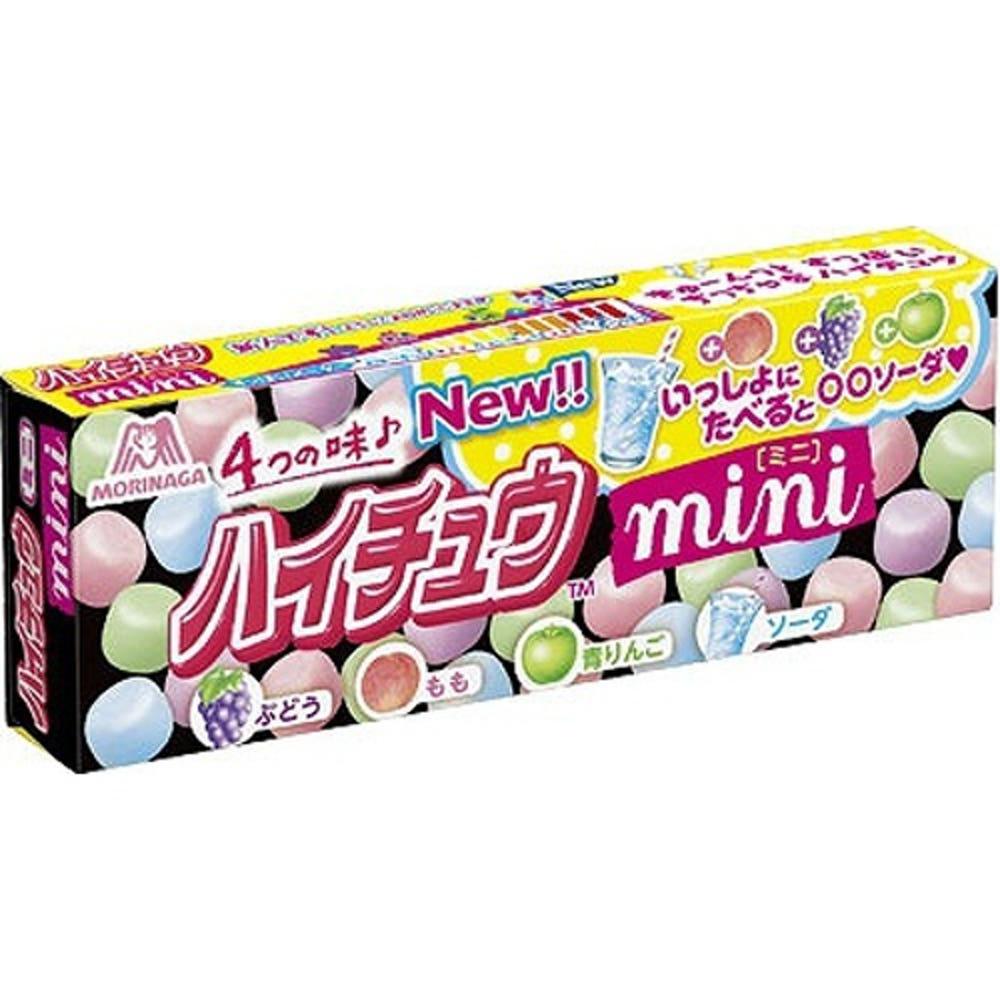 모리나가 하이츄 미니 포도 딸기 메론 소다맛 40g