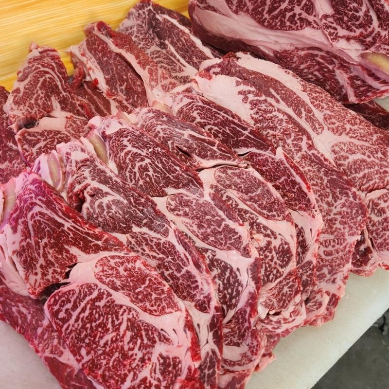 1등급 한우 꽃등심, 차돌박이, 갈비살