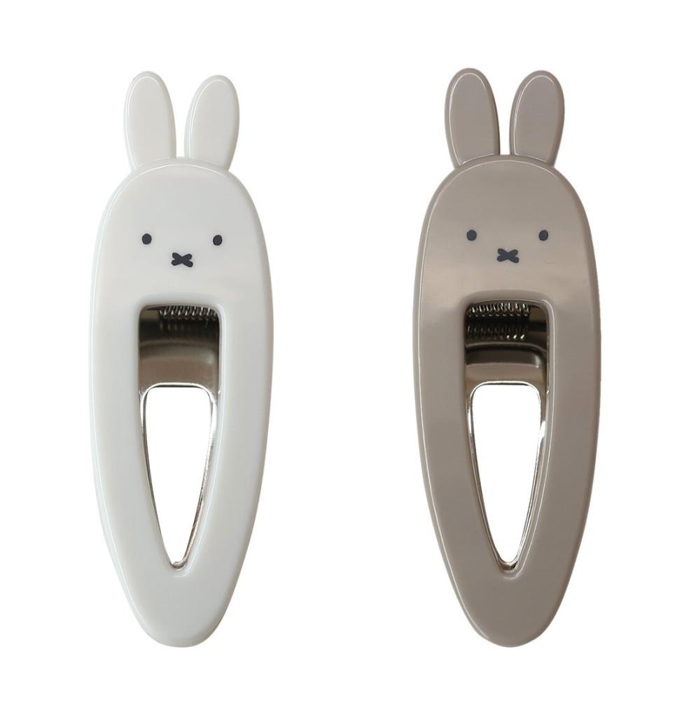 미피 miffy 보리스 F/W 헤어클립 토끼 곰돌이 헤어핀 앞머리 포인트 집게핀