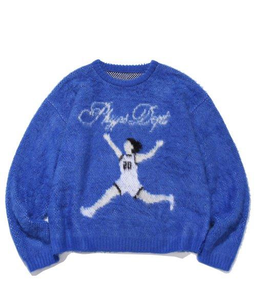 PHYPS® MOHAIR MARATHONER KNIT BLUE