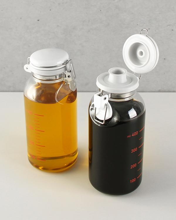 셀러메이트 눈금 밀폐 유리병 500ml / H5063