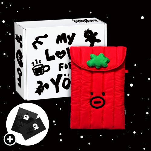 몽댕(MONGDAENG)  Red Tomathew ipad pouch- 레드 토매튜 아이패드 노트북 파우치 11인치/13인치 - 사이즈 & 후기 | 무신사