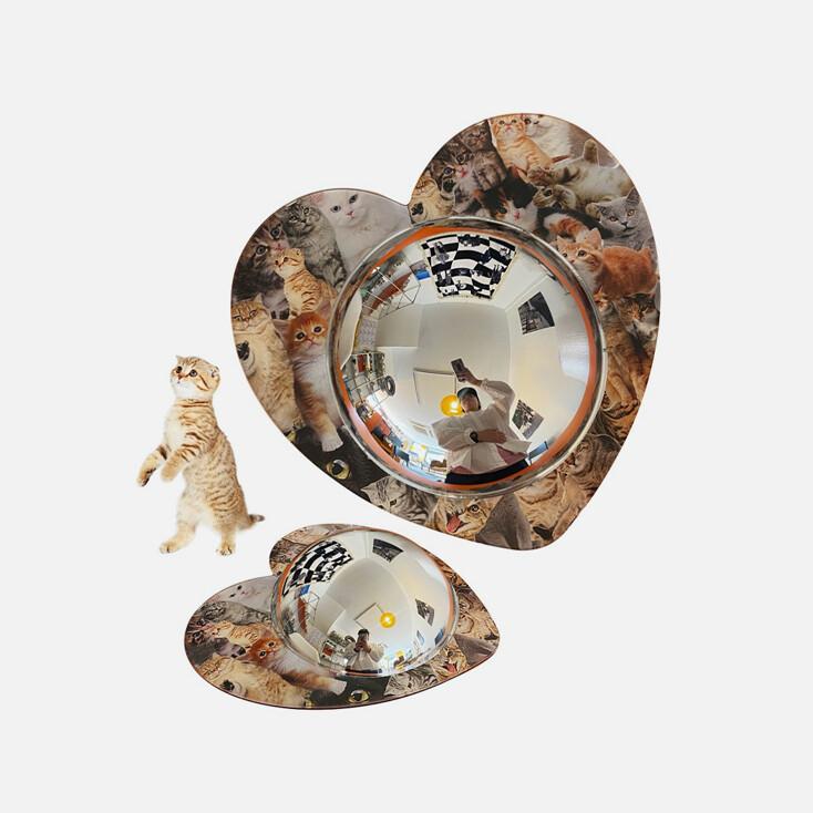 Love Cat Acrylic Convex Mirror
