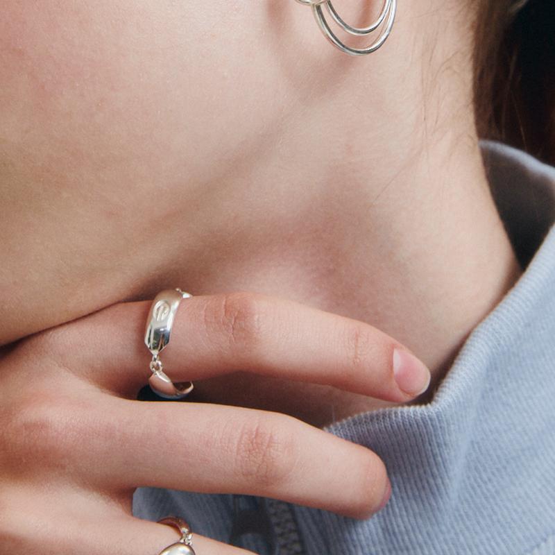 [주얼리페스타][트와이스 지효 착용] Plane e link R_925실버